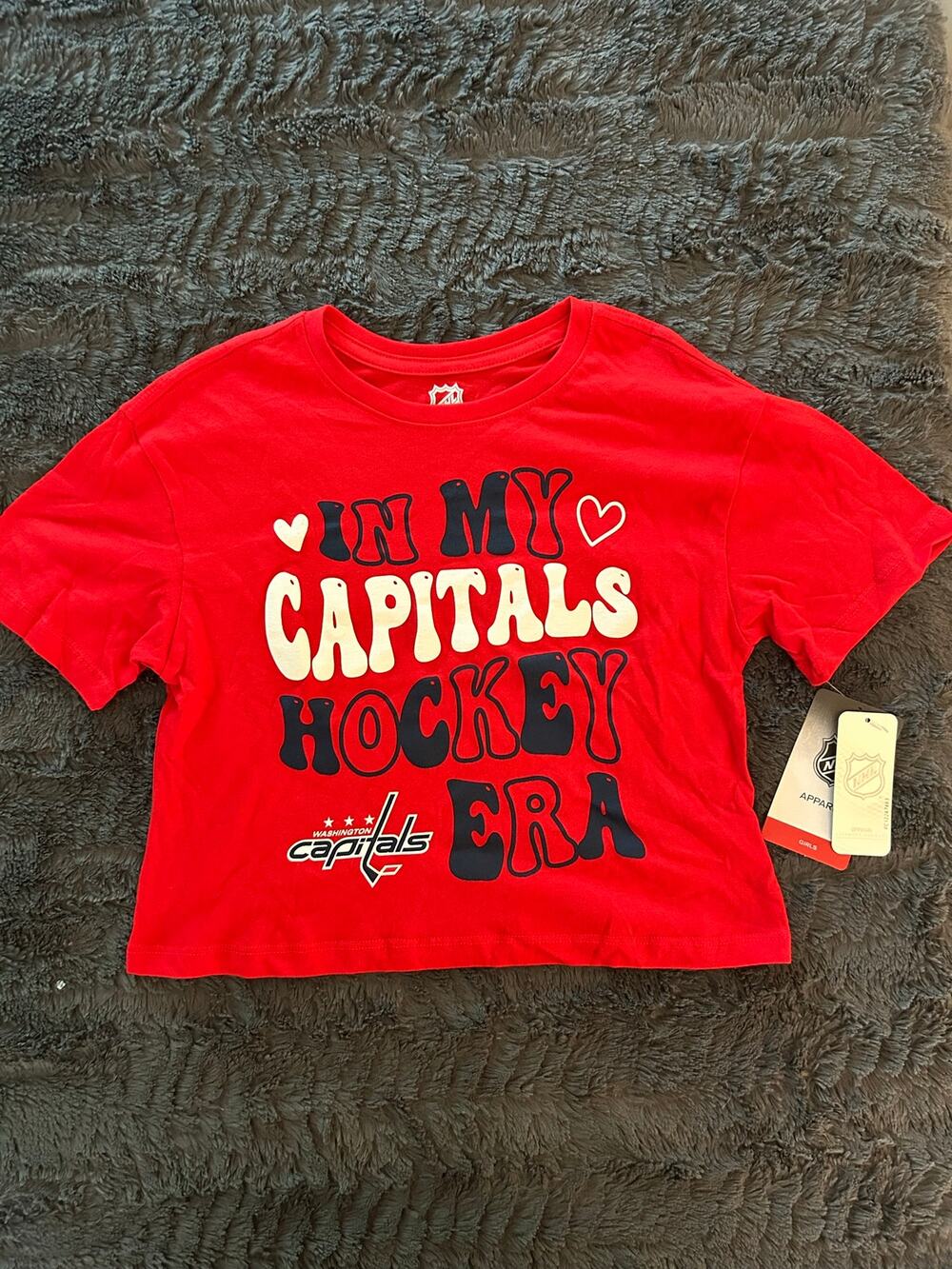 Washington Capitals NHL Youth Girls Medium Red T-Shirt (NWT)